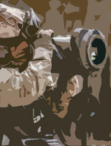 warior with javeline